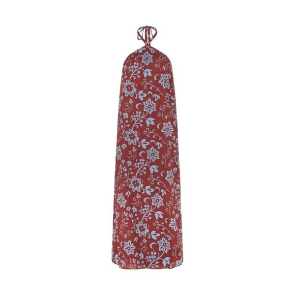 Vacation Brise Maxi Dress Oceania Floral Print Halter NWT US sz 6 / M Summer - Picture 2 of 10